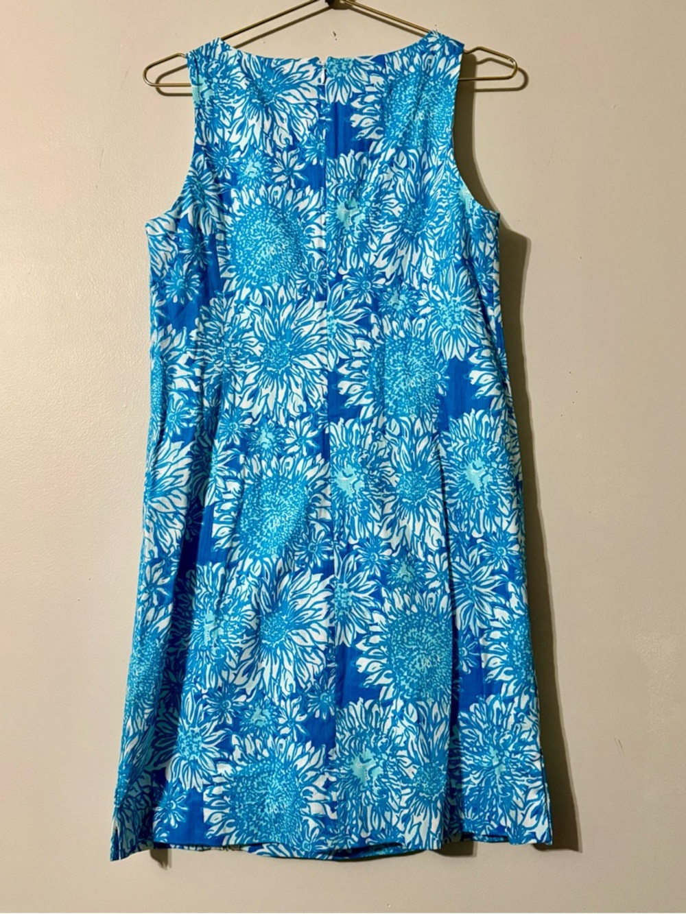 Lilly Pulitzer Women's Mirabelle Shift Dress Lined Ariel Blue floral Size 10 - Picture 5 of 9